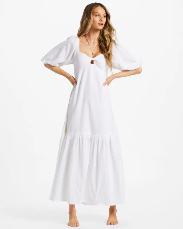 Paradise Cove Maxi Dress - Salt Crystal sold by Billabong