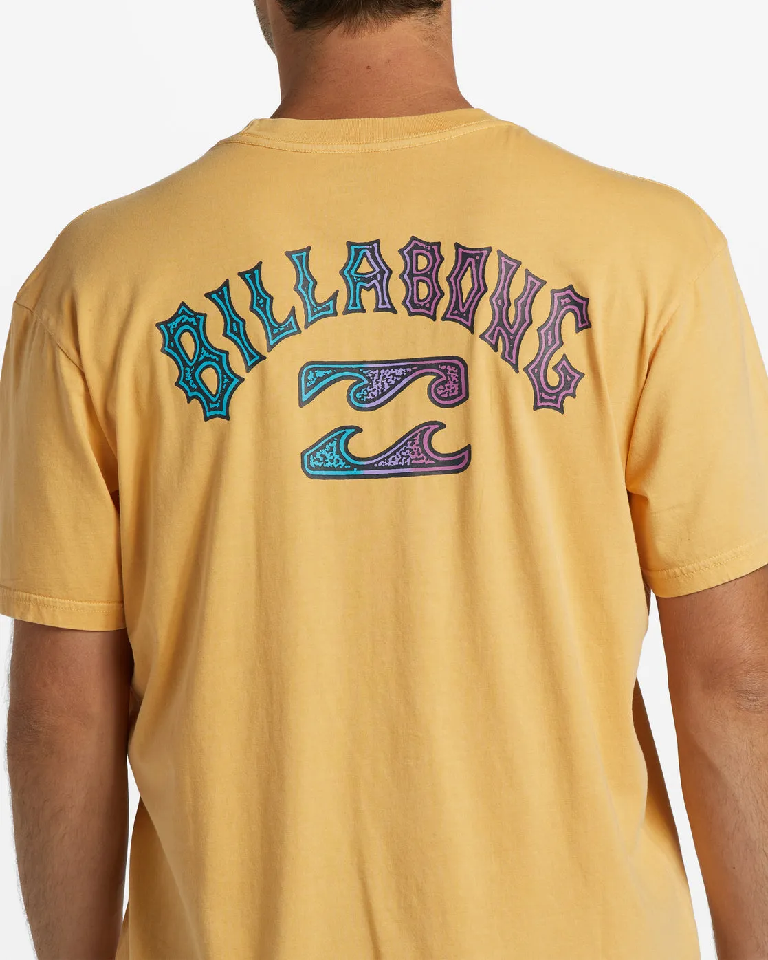 Arch OG Short Sleeve Wave Washed T-Shirt - Deep Gold sold by Billabong product image thumbnail 3