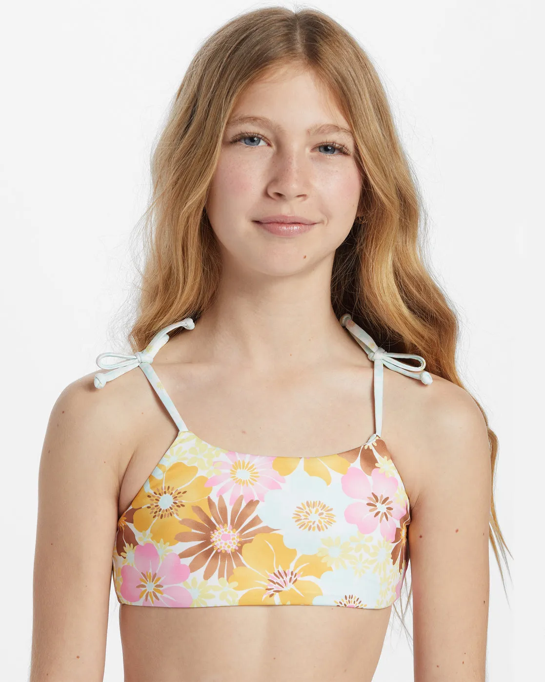 Girls Flower Power Rev Mini Crop Rashguard Swim Set - Multi sold by Billabong product image thumbnail 5