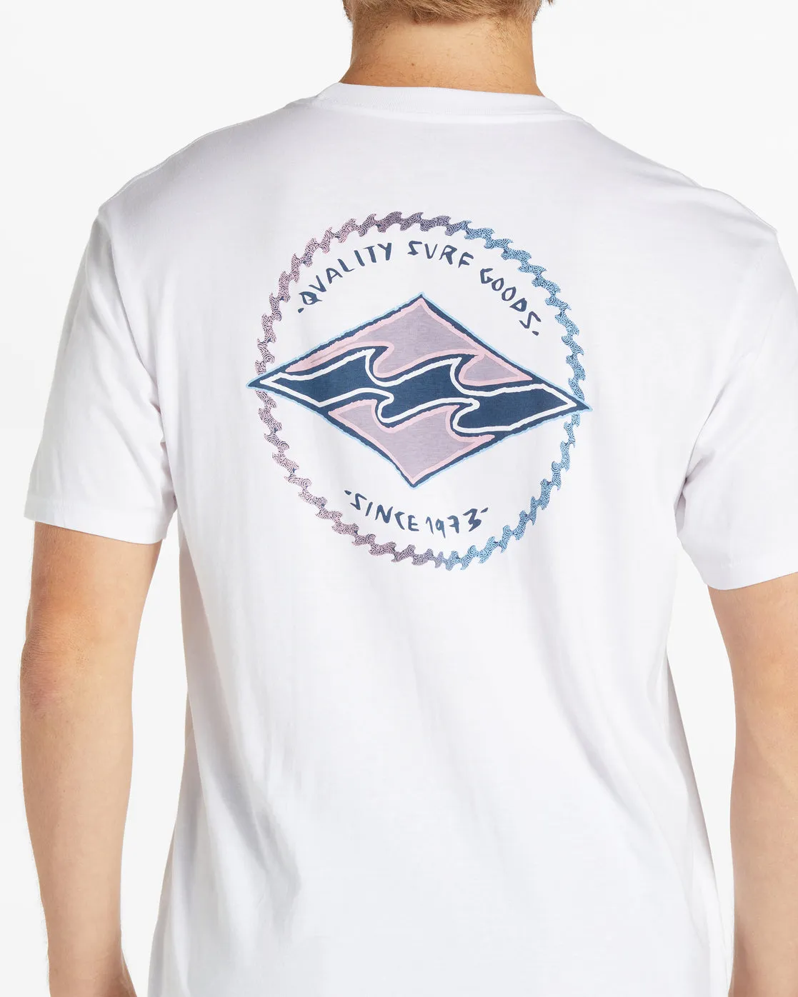 Rotor Diamond Short Sleeve T-Shirt - White sold by Billabong product image thumbnail 3