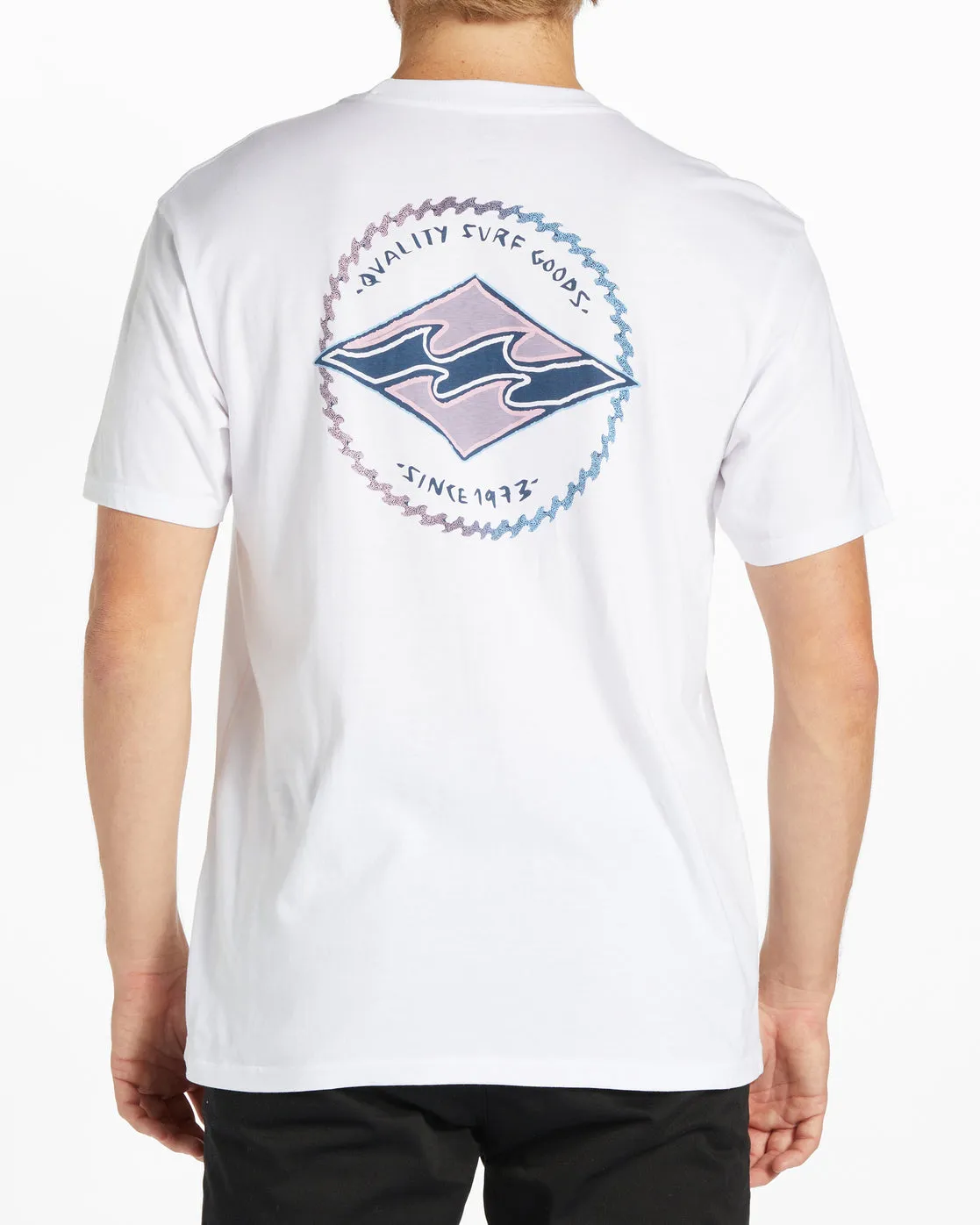 Rotor Diamond Short Sleeve T-Shirt - White sold by Billabong