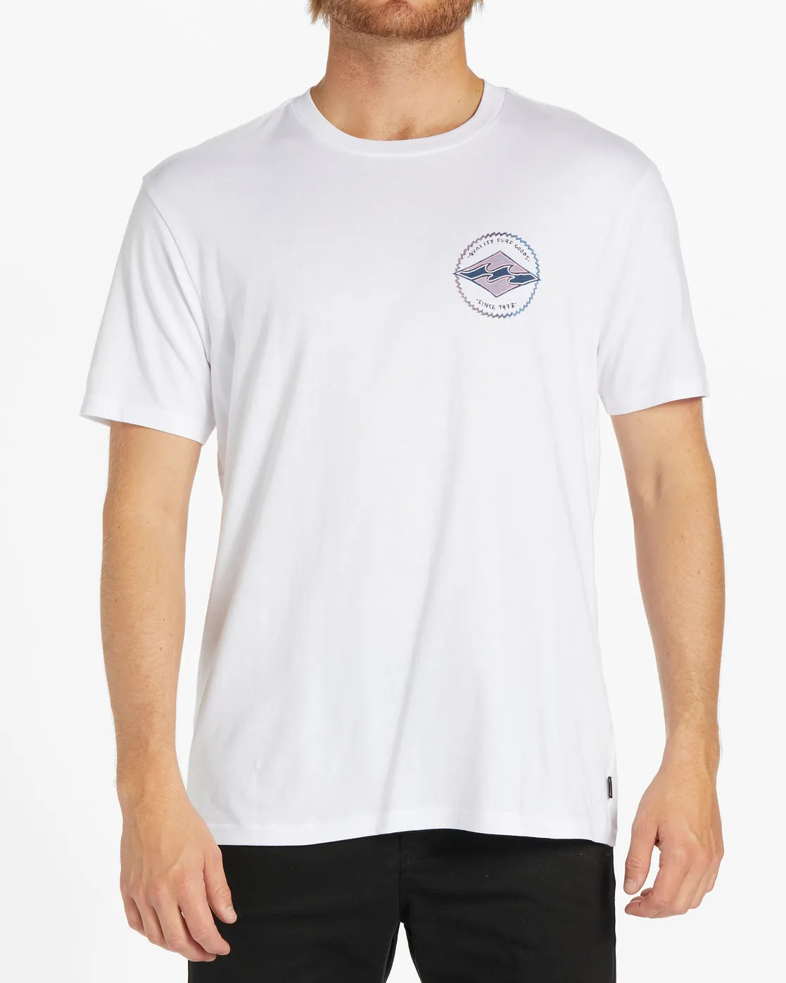 Rotor Diamond Short Sleeve T-Shirt - White sold by Billabong product image thumbnail 2
