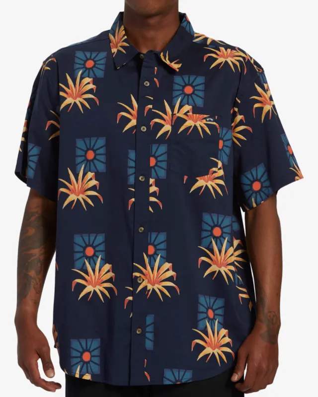 Sundays Short Sleeve Shirt - Navy sold by Billabong