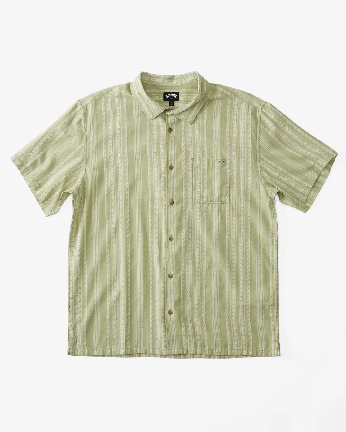Sundays Jacquard Short Sleeve Shirt - Sage sold by Billabong product image thumbnail 5