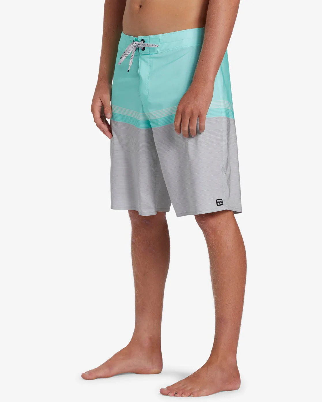 All Day Heather Stripe Pro 20" Boardshorts - Aqua sold by Billabong product image thumbnail 4