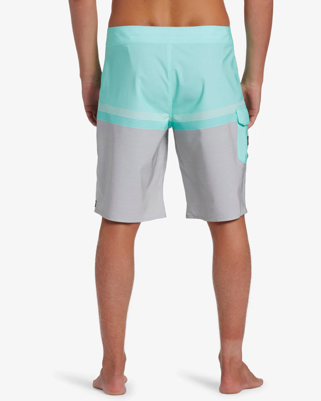 All Day Heather Stripe Pro 20" Boardshorts - Aqua sold by Billabong product image thumbnail 5
