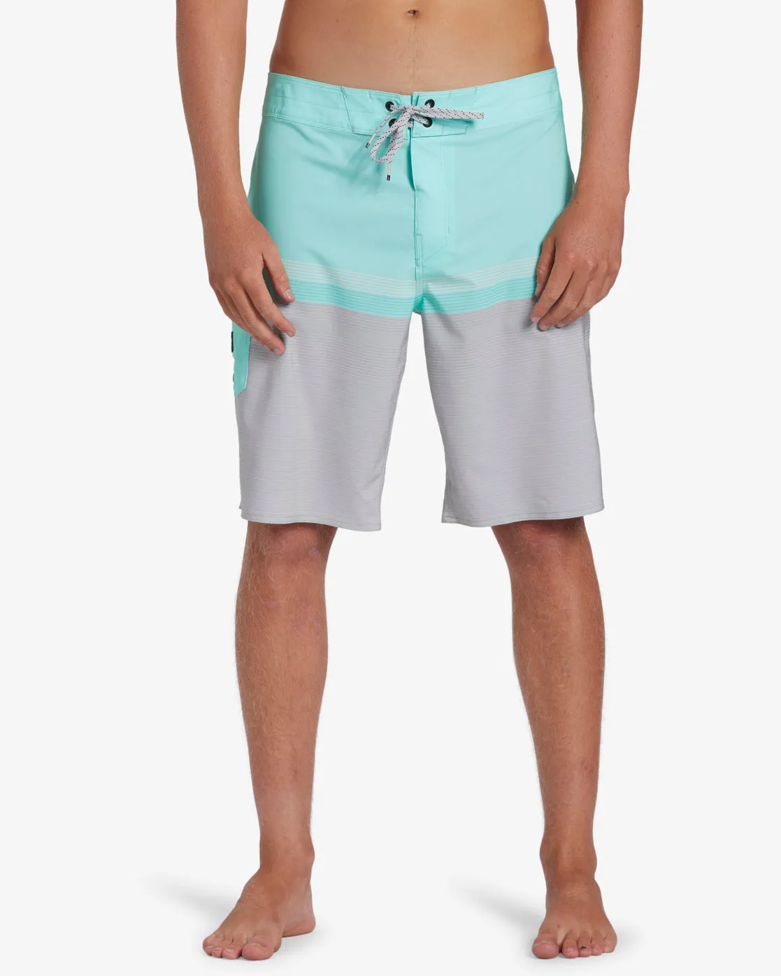 All Day Heather Stripe Pro 20" Boardshorts - Aqua sold by Billabong product image thumbnail 3