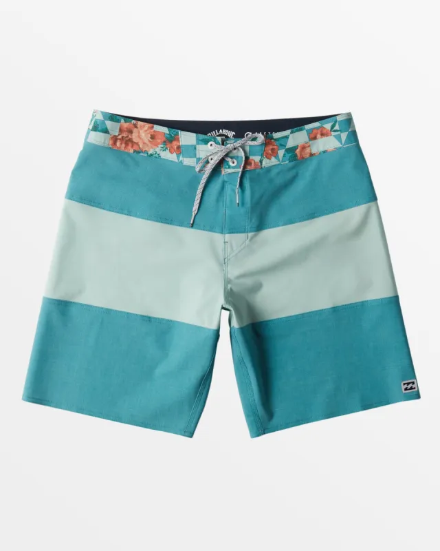 Tribong Pro 18" Boardshorts - Teal sold by Billabong