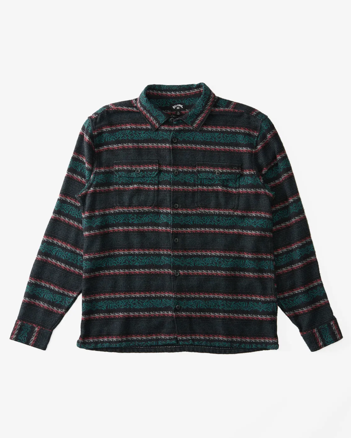 Offshore Jacquard Flannel Long Sleeve Shirt - Phantom sold by Billabong product image thumbnail 5