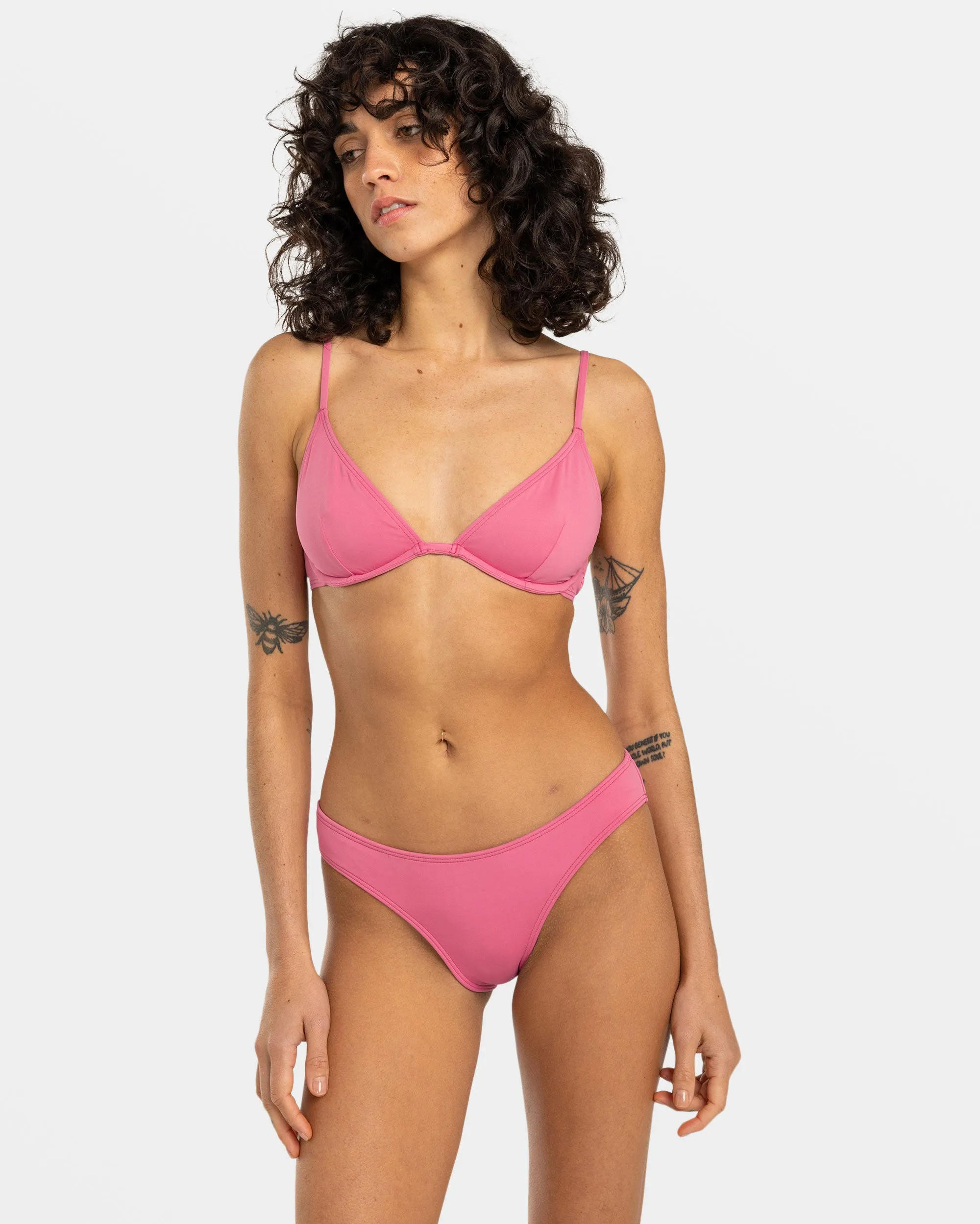 Sol Searcher Lowrider Bikini Bottoms - Berry Pink sold by Billabong product image thumbnail 2
