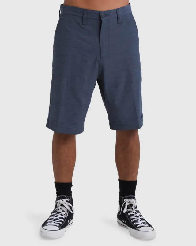 Crossfire 21" Hybrid Submersible Shorts - Navy sold by Billabong