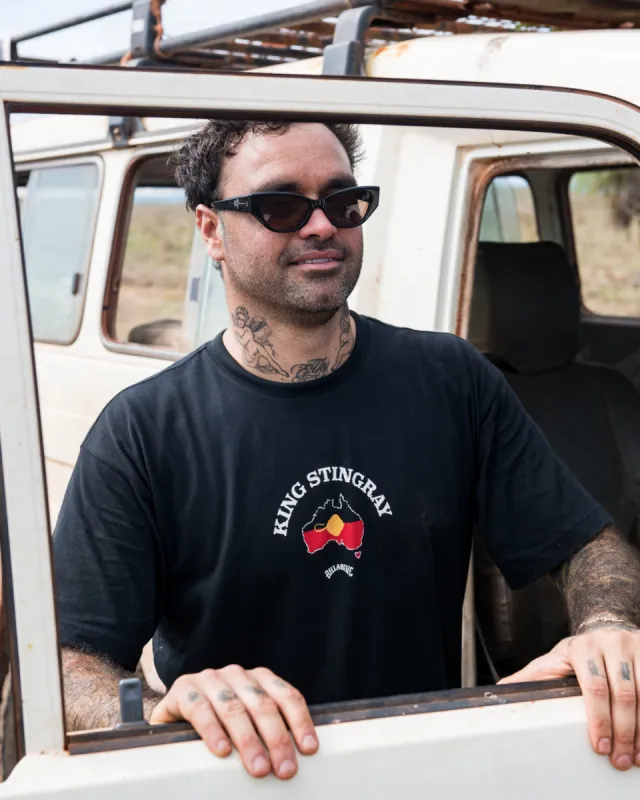 King Stringray Australia T-Shirt - Black made by Billabong