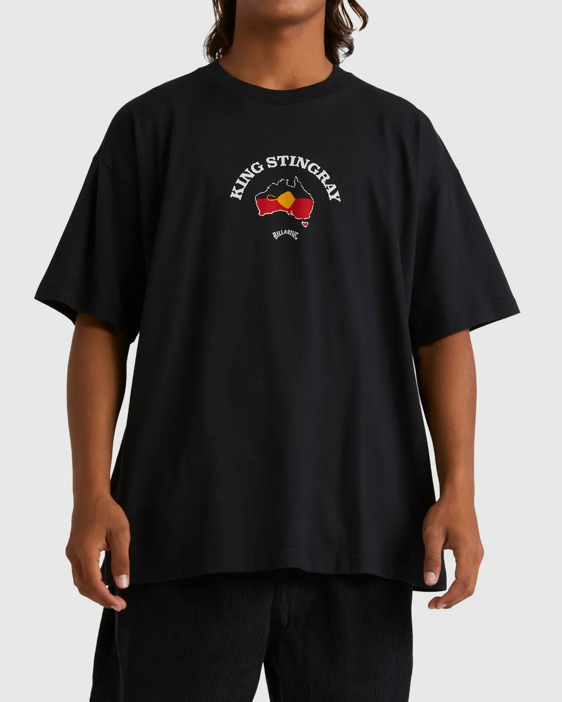 King Stringray Australia T-Shirt - Black sold by Billabong product image thumbnail 2