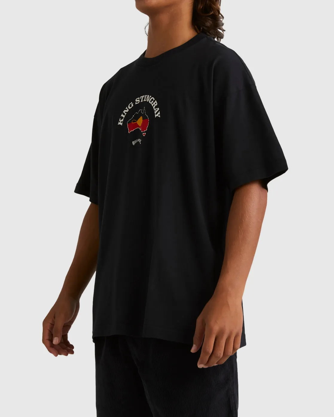 King Stringray Australia T-Shirt - Black sold by Billabong product image thumbnail 5