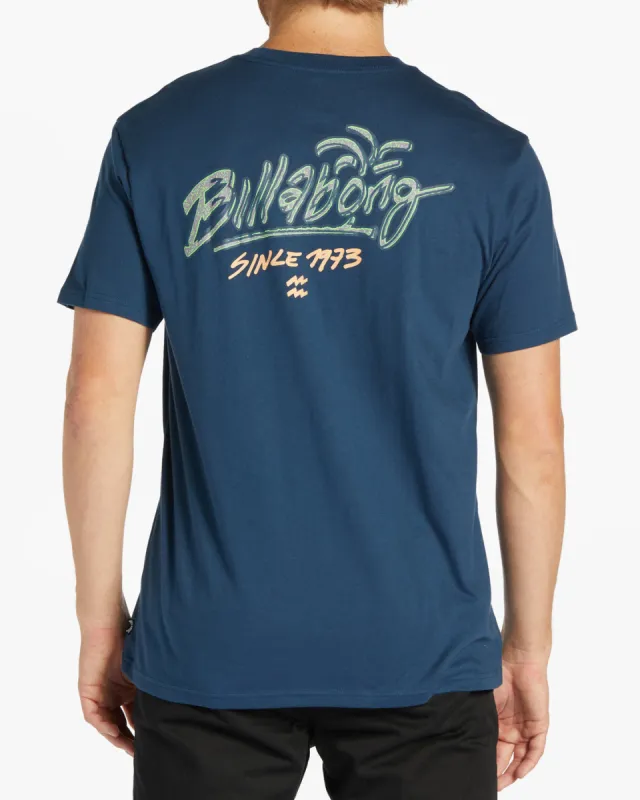 Lounge Short Sleeve T-Shirt - Dark Blue sold by Billabong