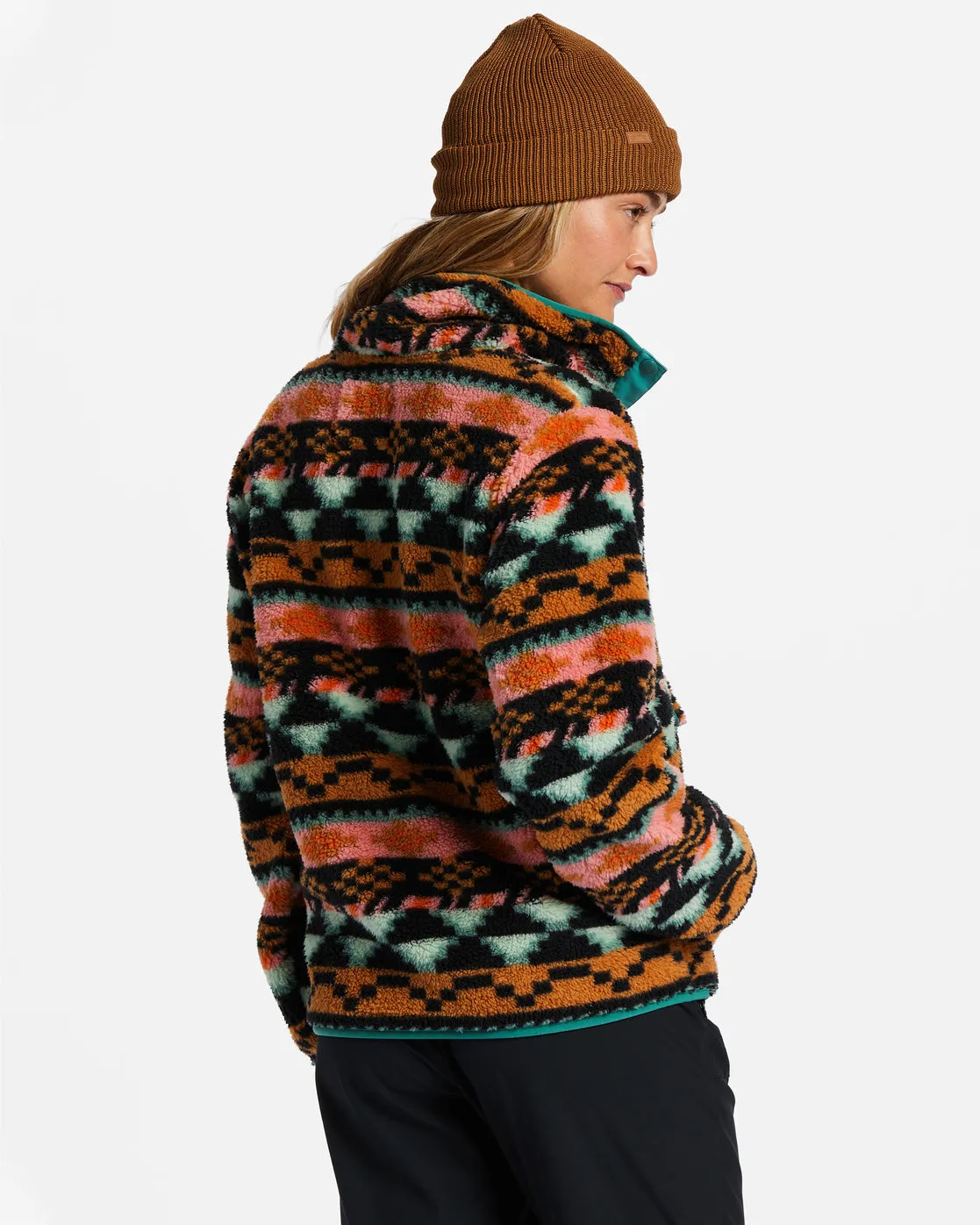 Switchback Mock Neck Fleece - Black Multi sold by Billabong product image thumbnail 4