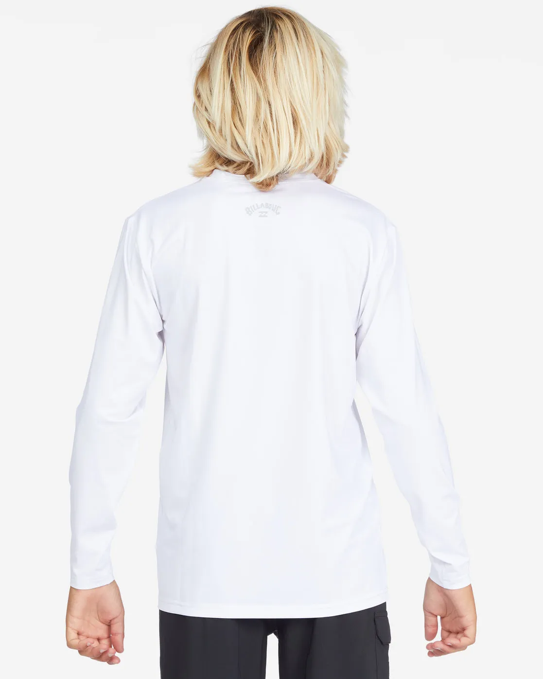 Boys All Day Wave Loose Fit Long Sleeve Surf Tee - White sold by Billabong product image thumbnail 3
