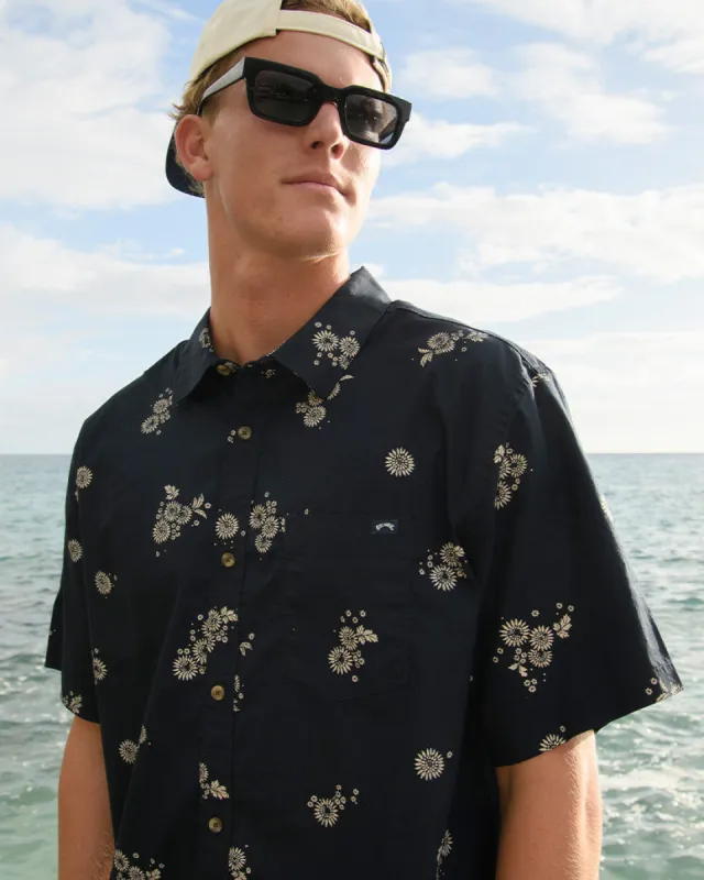 Sundays Mini Short Sleeve Shirt - Midnight sold by Billabong