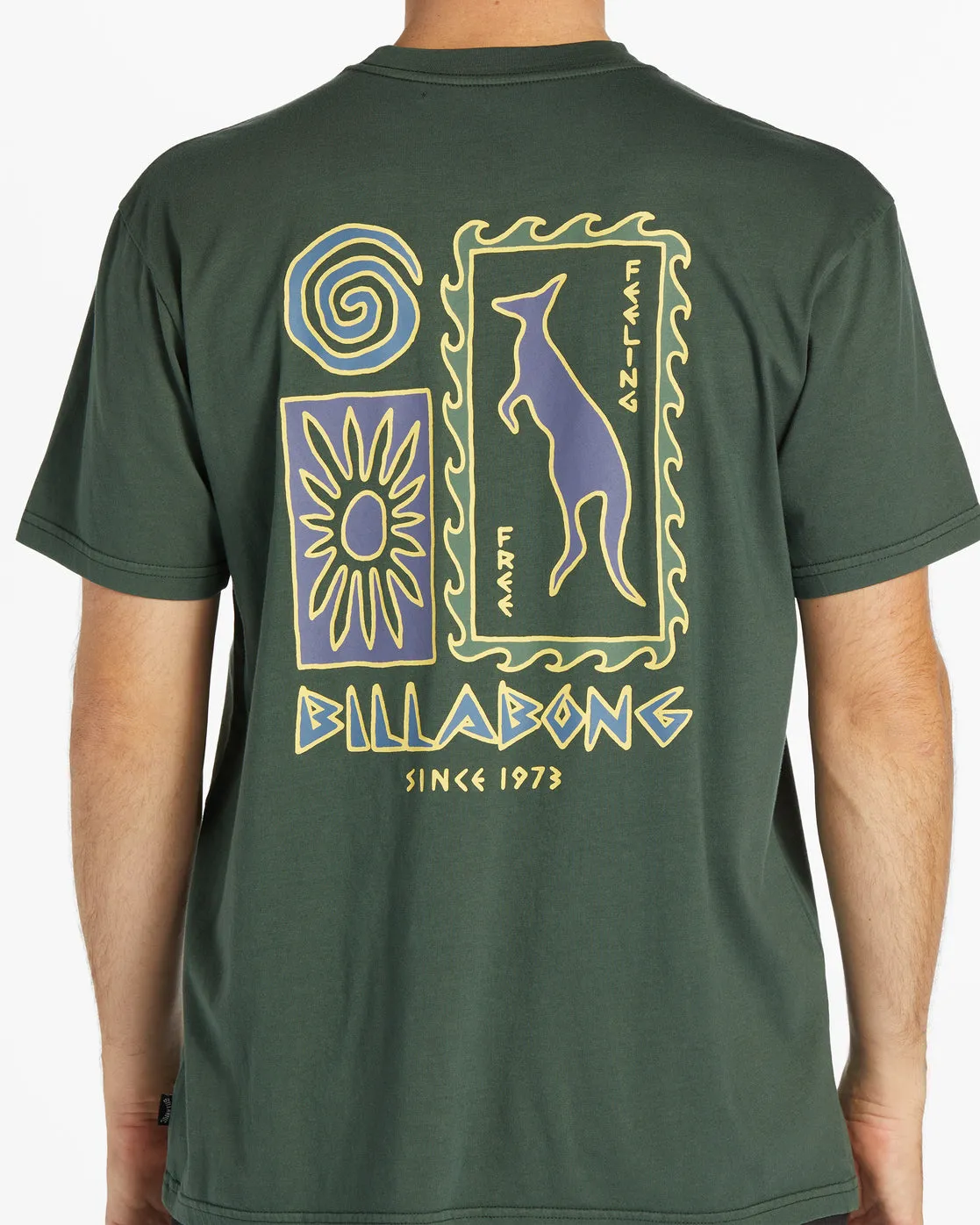 Austral Short Sleeve Wave Washed T-Shirt - Dark Forest sold by Billabong product image thumbnail 5