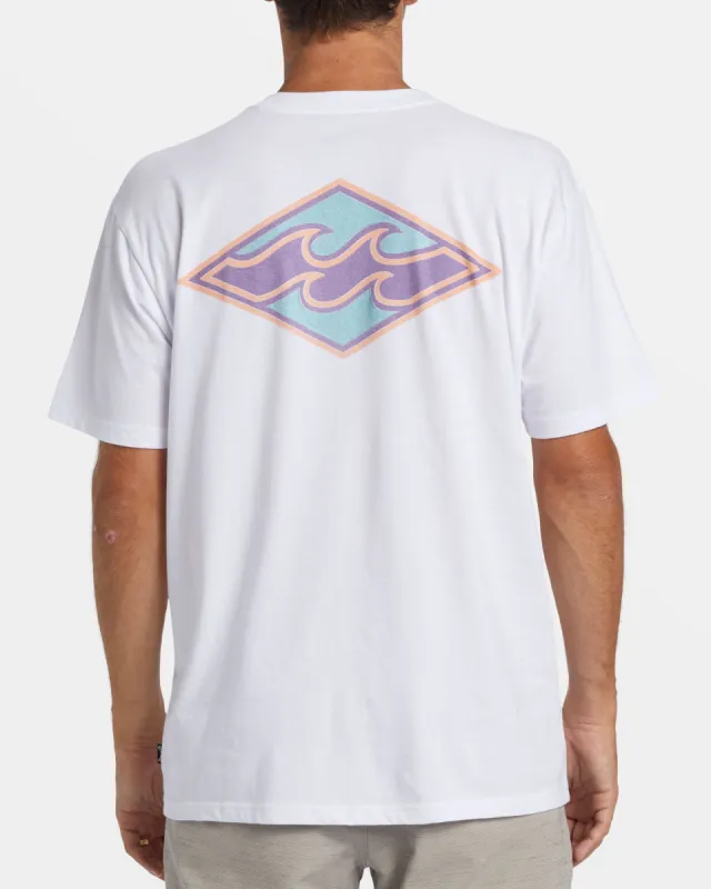 Crayon Wave T-Shirt - White sold by Billabong