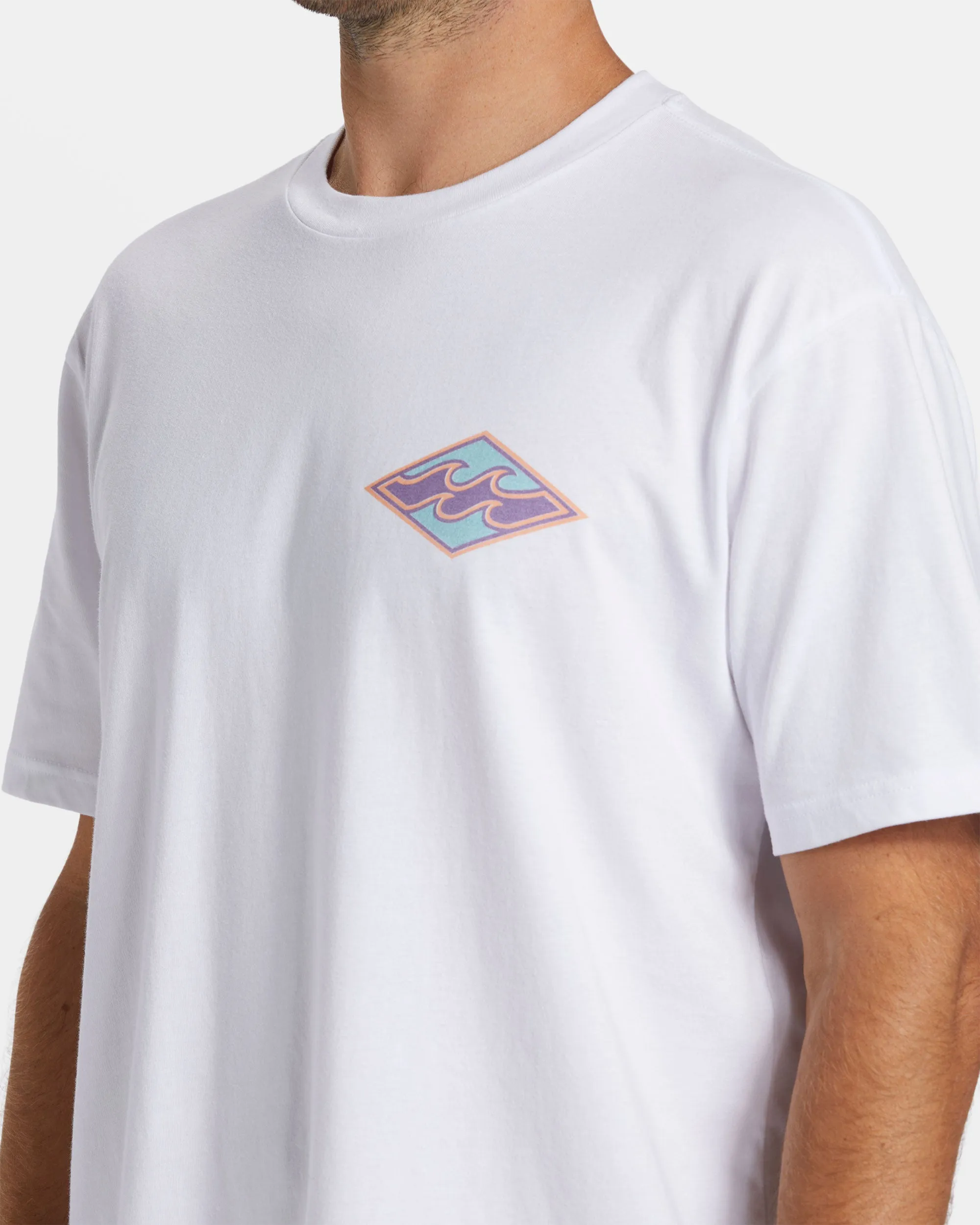 Crayon Wave T-Shirt - White sold by Billabong product image thumbnail 4