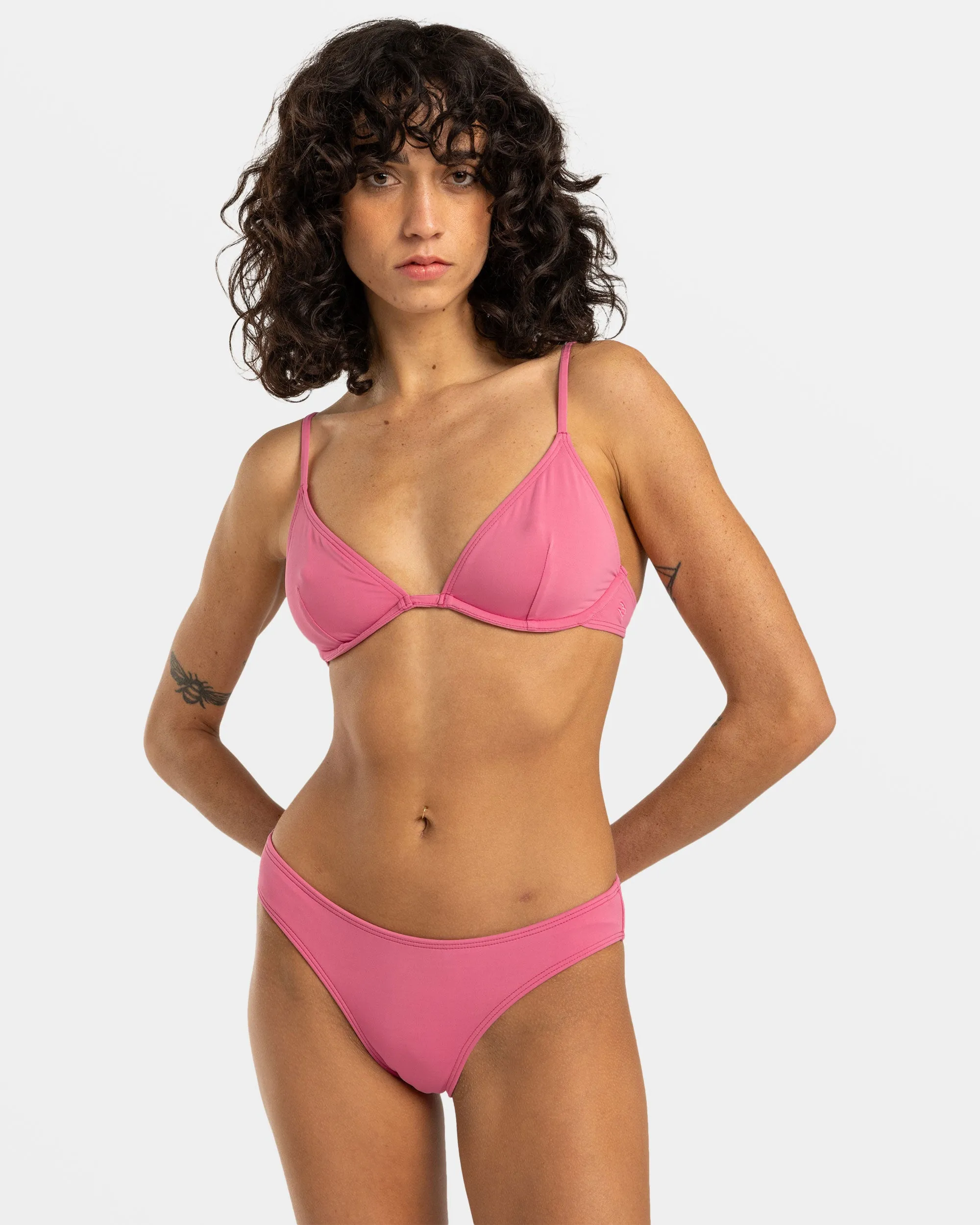 Sol Searcher Reese Underwire Bikini Top - Berry Pink sold by Billabong