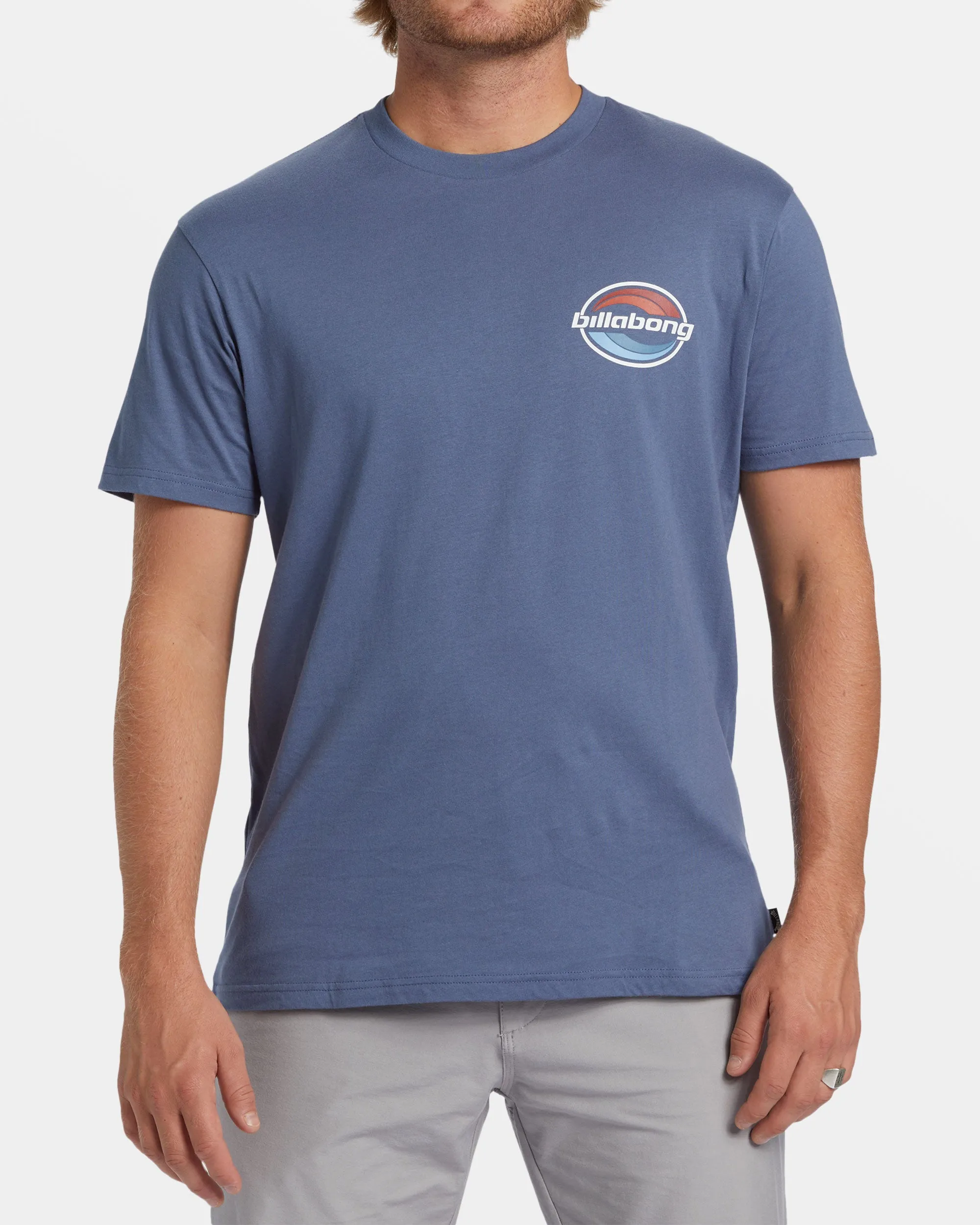 Walled T-Shirt - Slate Blue sold by Billabong product image thumbnail 4