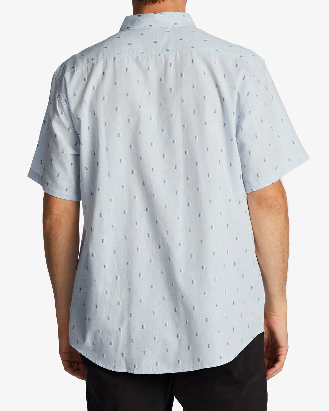 All Day Jacquard Short Sleeve Shirt - Blue Haze sold by Billabong product image thumbnail 3