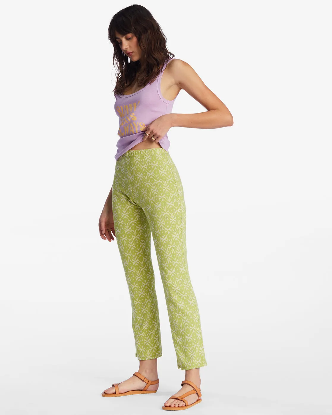 Better Together Ankle Bootcut Knit Pants - Moss Meadow sold by Billabong product image thumbnail 3