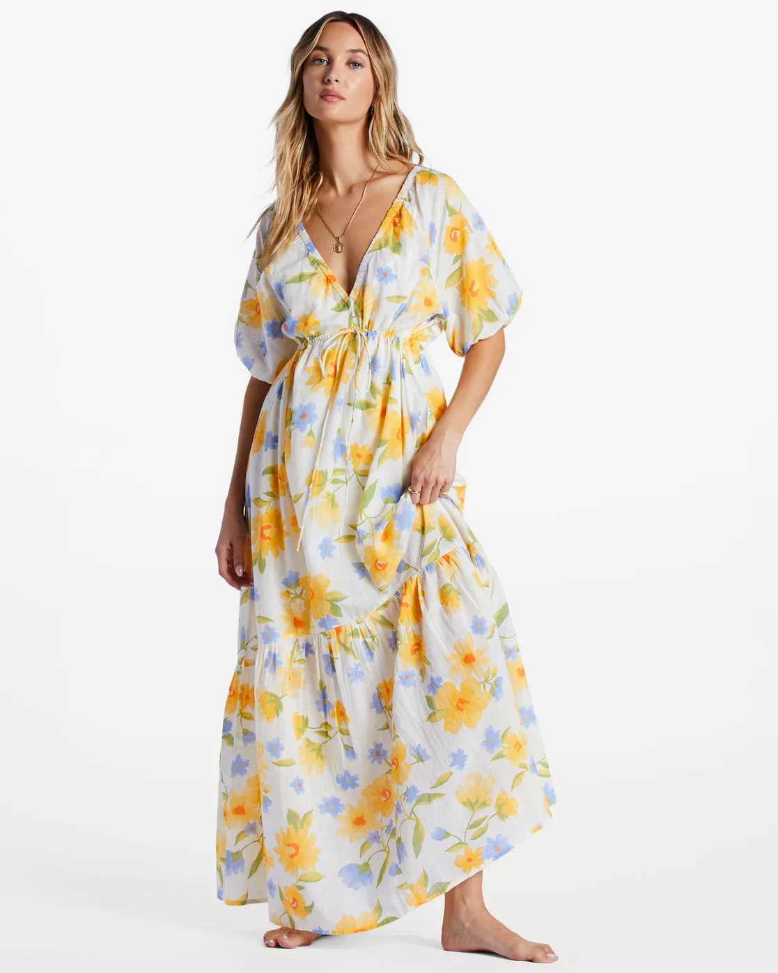 Lost In Love Maxi Dress - Salt Crystal sold by Billabong product image thumbnail 2
