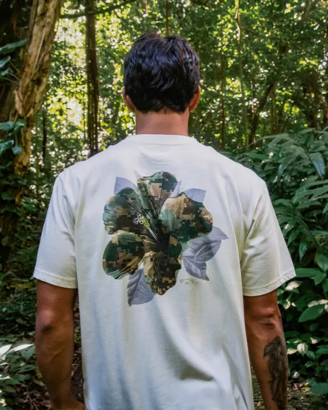 Pupukea Camo T-Shirt - Off white sold by Billabong