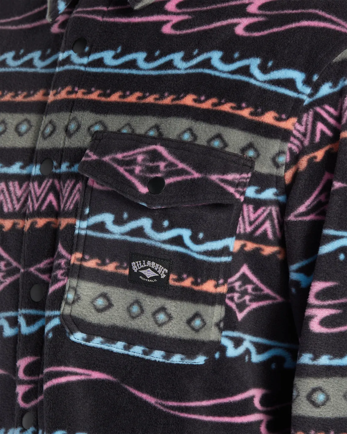 A/Div Furnace Long Sleeve Flannel Shirt - Purple Ash sold by Billabong product image thumbnail 3