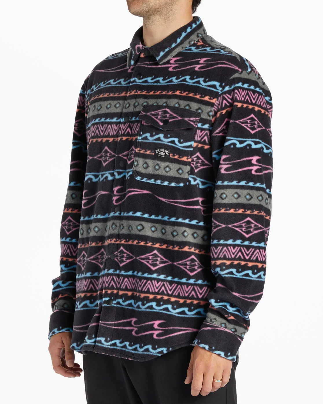 A/Div Furnace Long Sleeve Flannel Shirt - Purple Ash sold by Billabong product image thumbnail 4