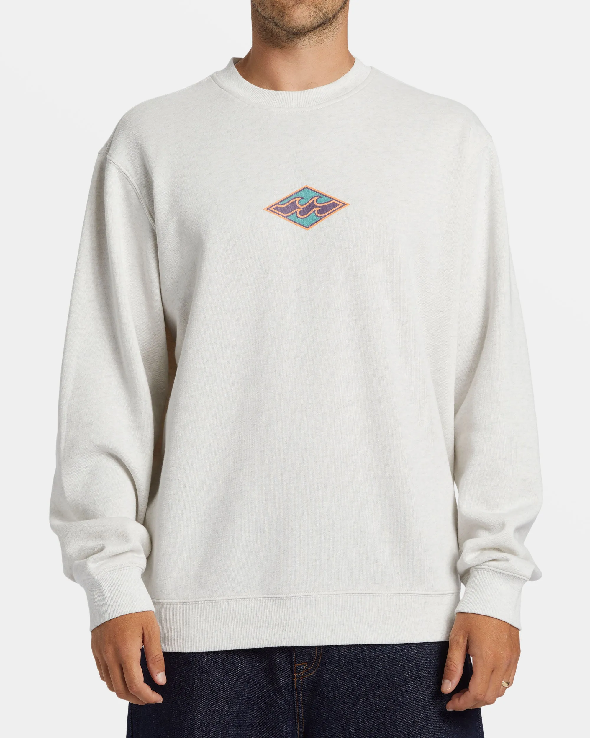 Short Sands Crewneck Sweatshirt - Light Grey Heather sold by Billabong product image thumbnail 2