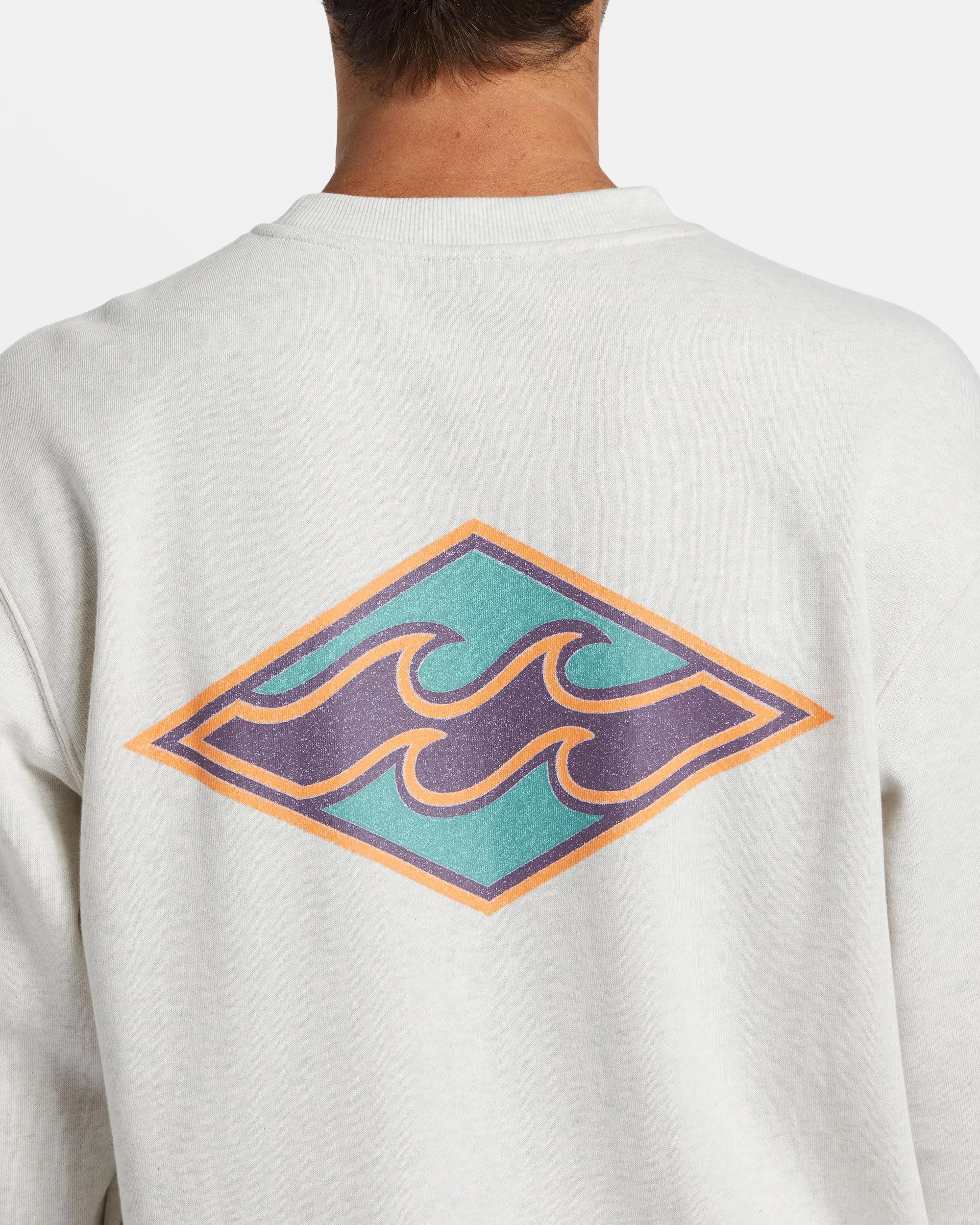 Short Sands Crewneck Sweatshirt - Light Grey Heather sold by Billabong product image thumbnail 3