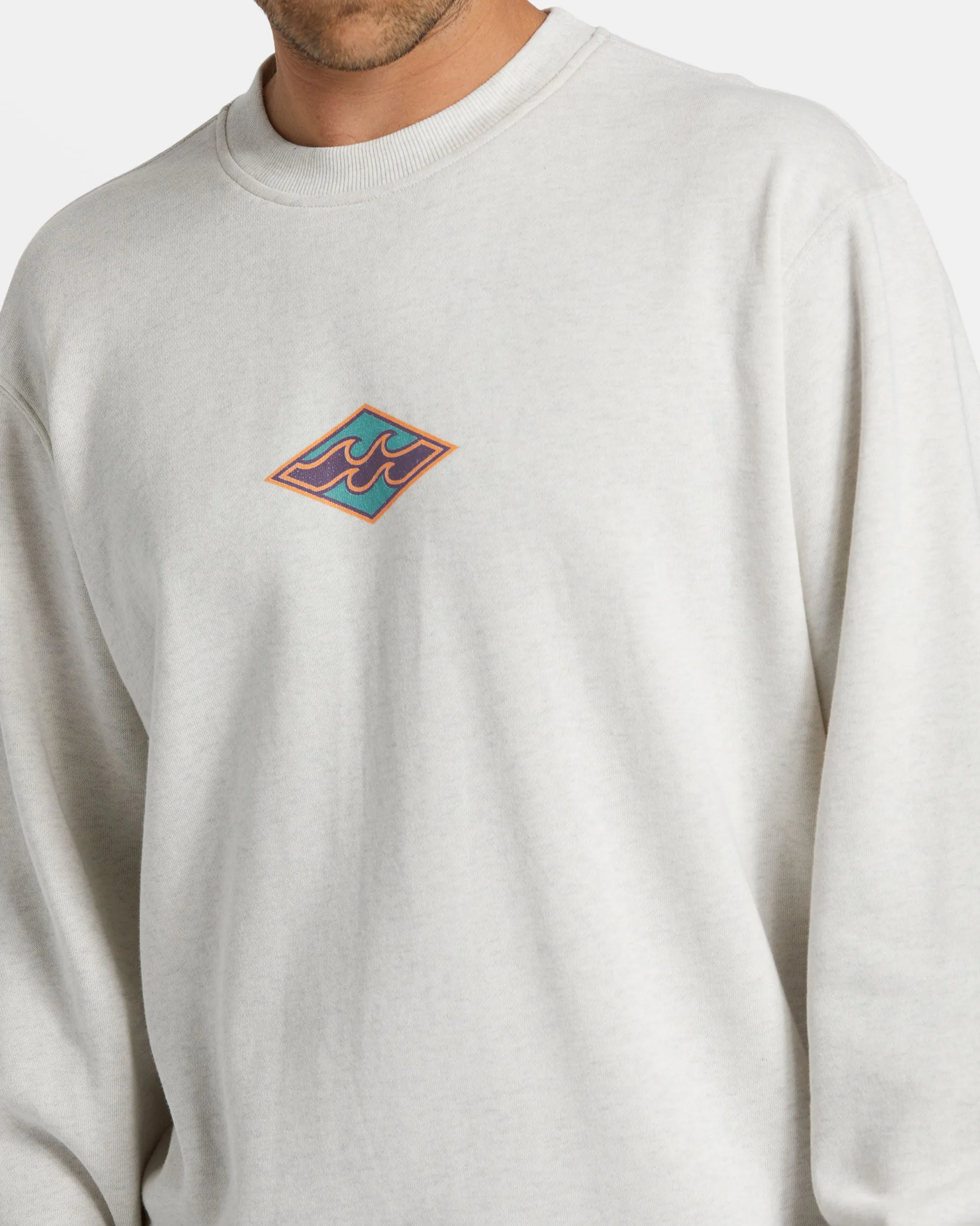 Short Sands Crewneck Sweatshirt - Light Grey Heather sold by Billabong product image thumbnail 4