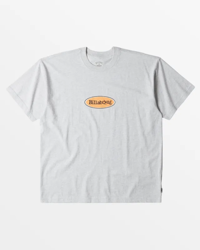 Solution OG T-Shirt - Light Grey Heather sold by Billabong