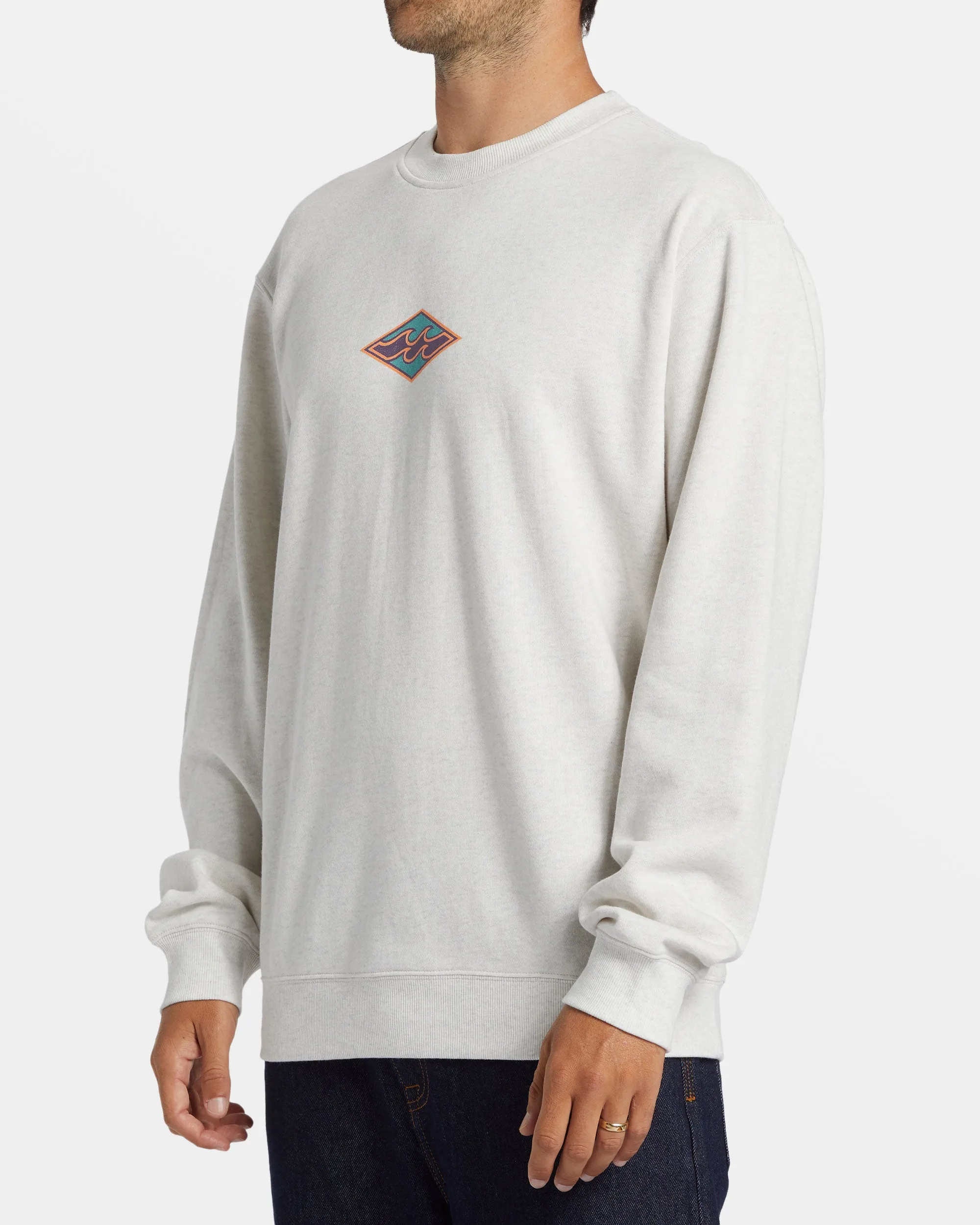 Short Sands Crewneck Sweatshirt - Light Grey Heather sold by Billabong product image thumbnail 5
