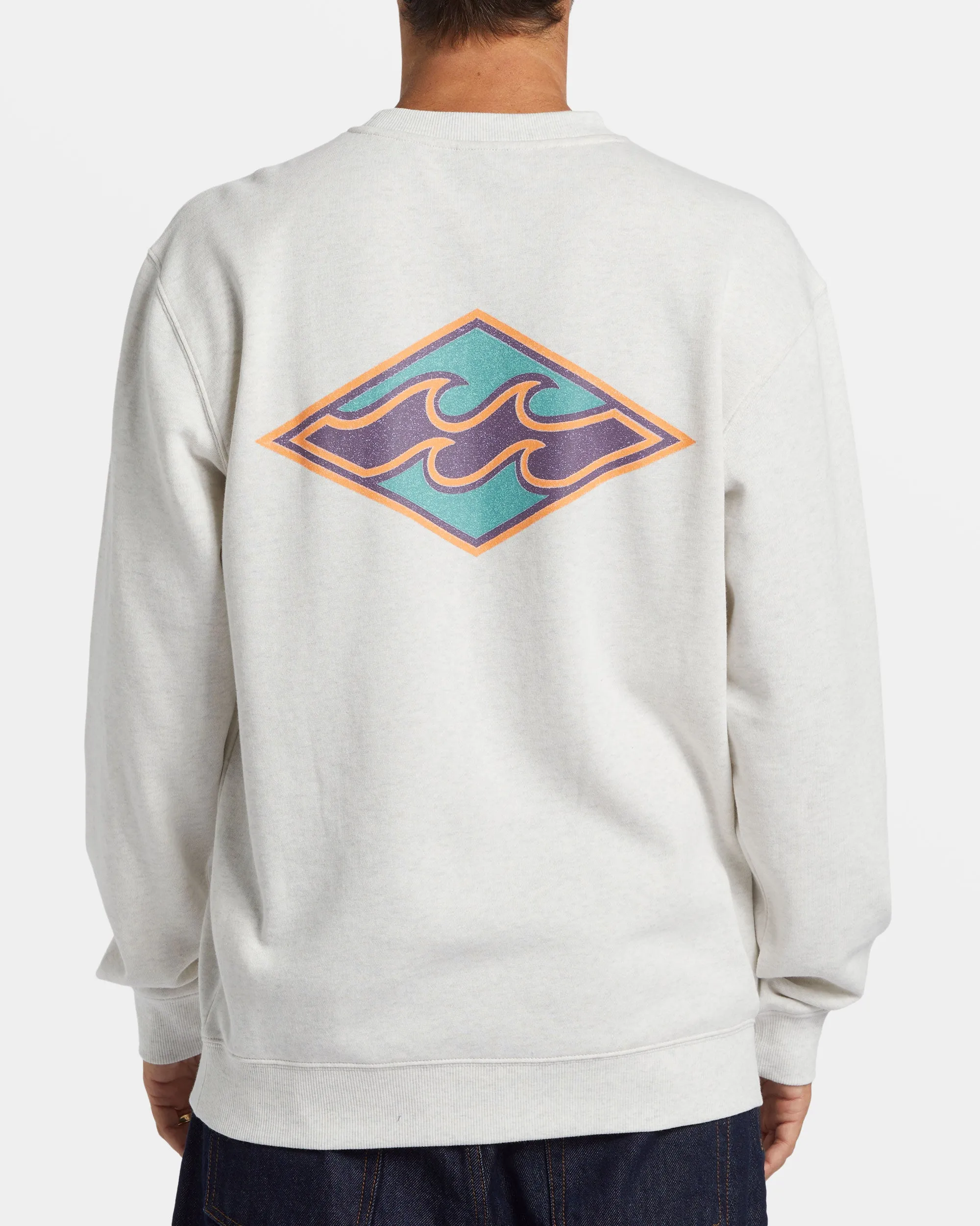 Short Sands Crewneck Sweatshirt - Light Grey Heather sold by Billabong