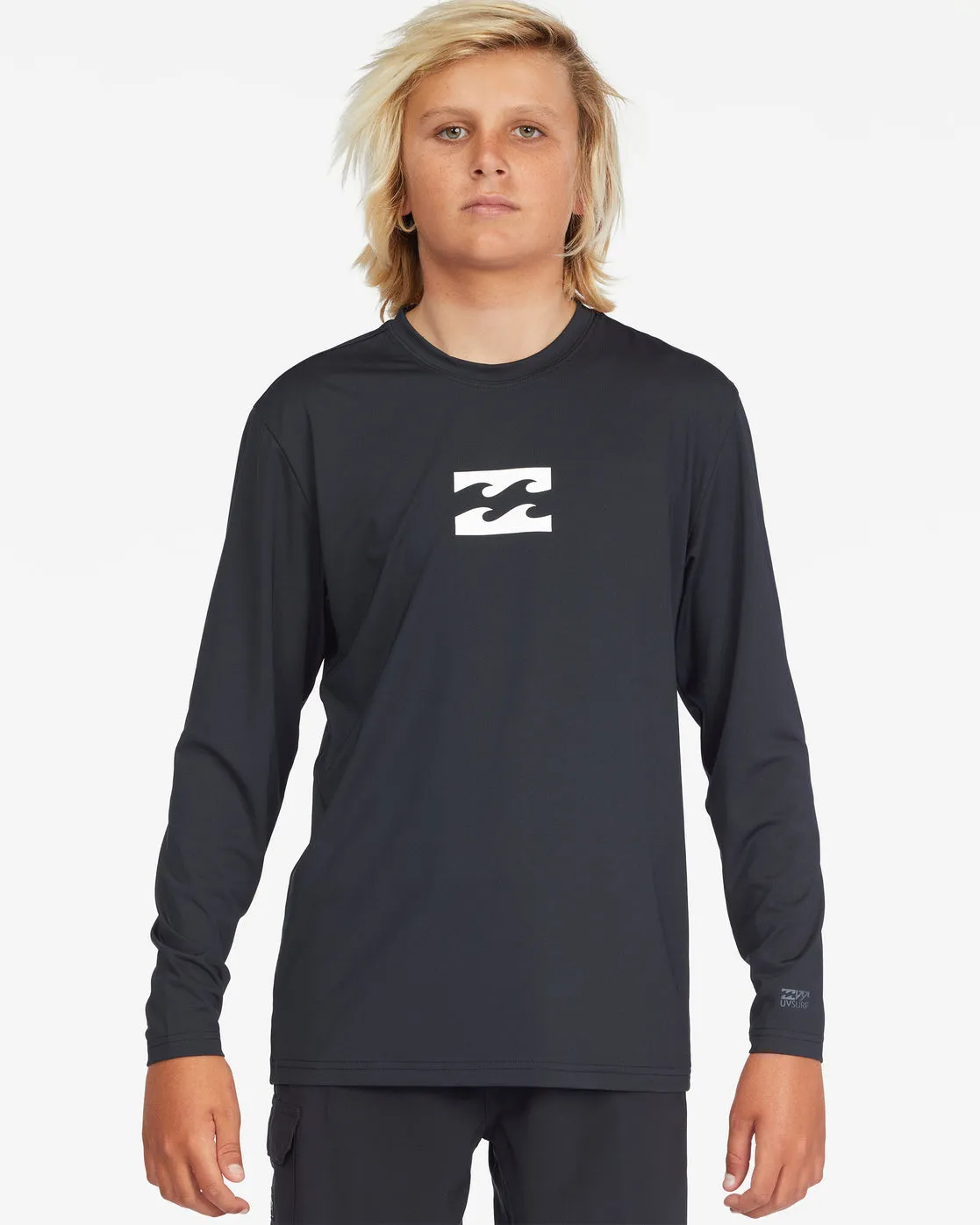Boys All Day Wave Loose Fit Long Sleeve Surf Tee - Black sold by Billabong product image thumbnail 2