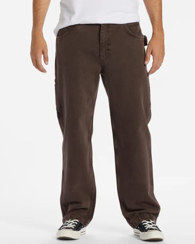Bad Dog Workwear Pants - Mocha made by Billabong
