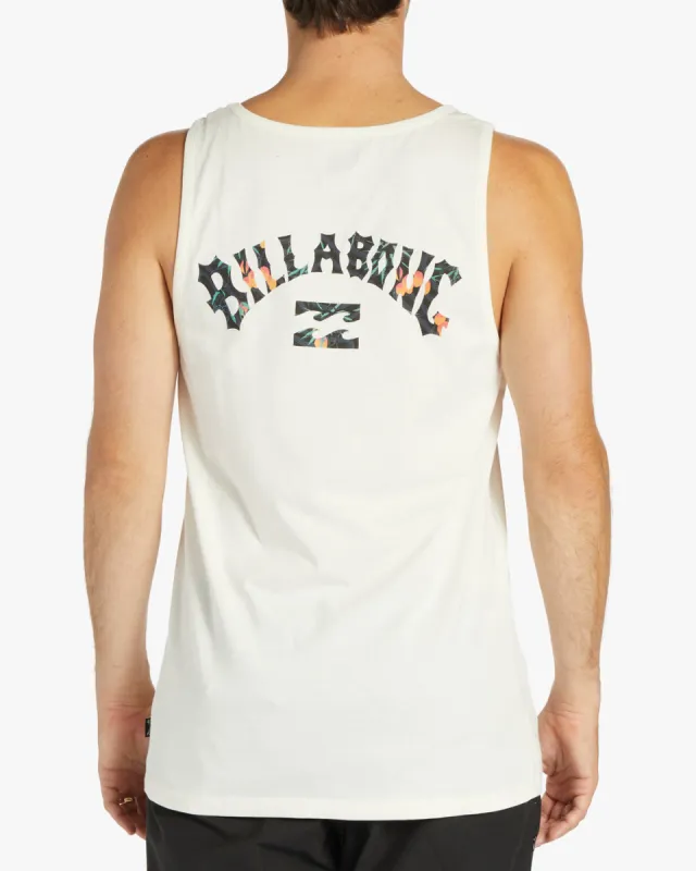 Arch Fill Tank - Off White made by Billabong