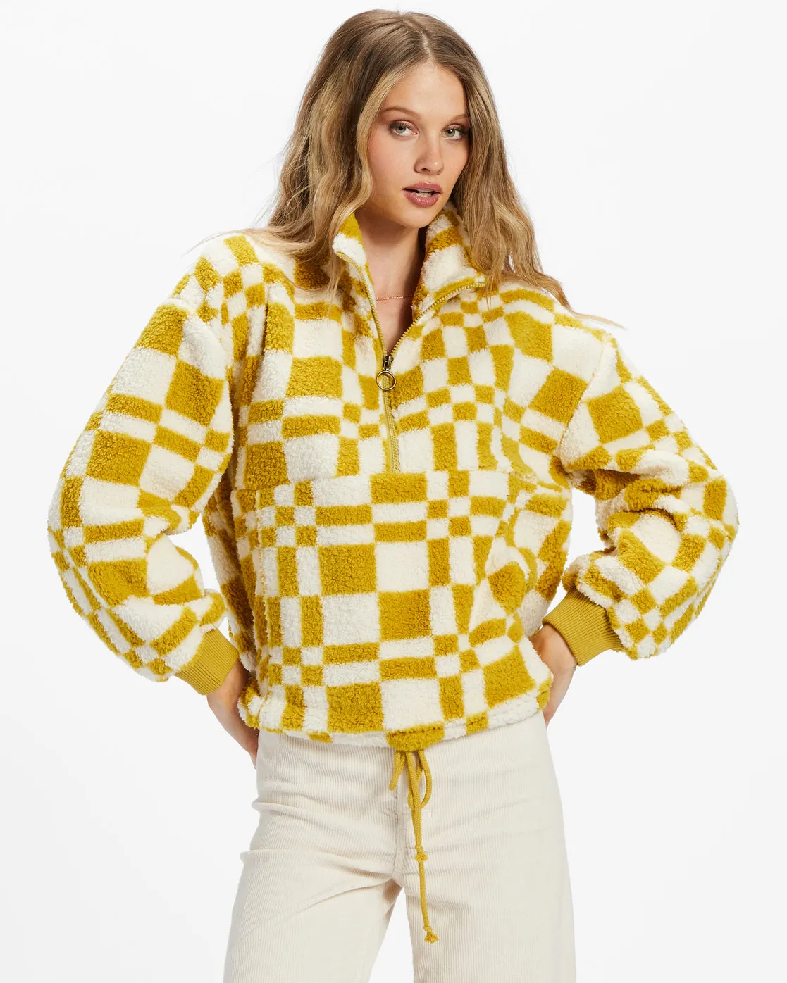 Time Off Half-Zip Fleece Pullover - Split Pea sold by Billabong product image thumbnail 2