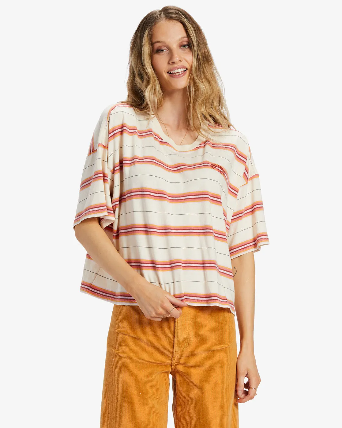Feeling Free Boxy T-Shirt - Deep Sienna sold by Billabong product image thumbnail 2