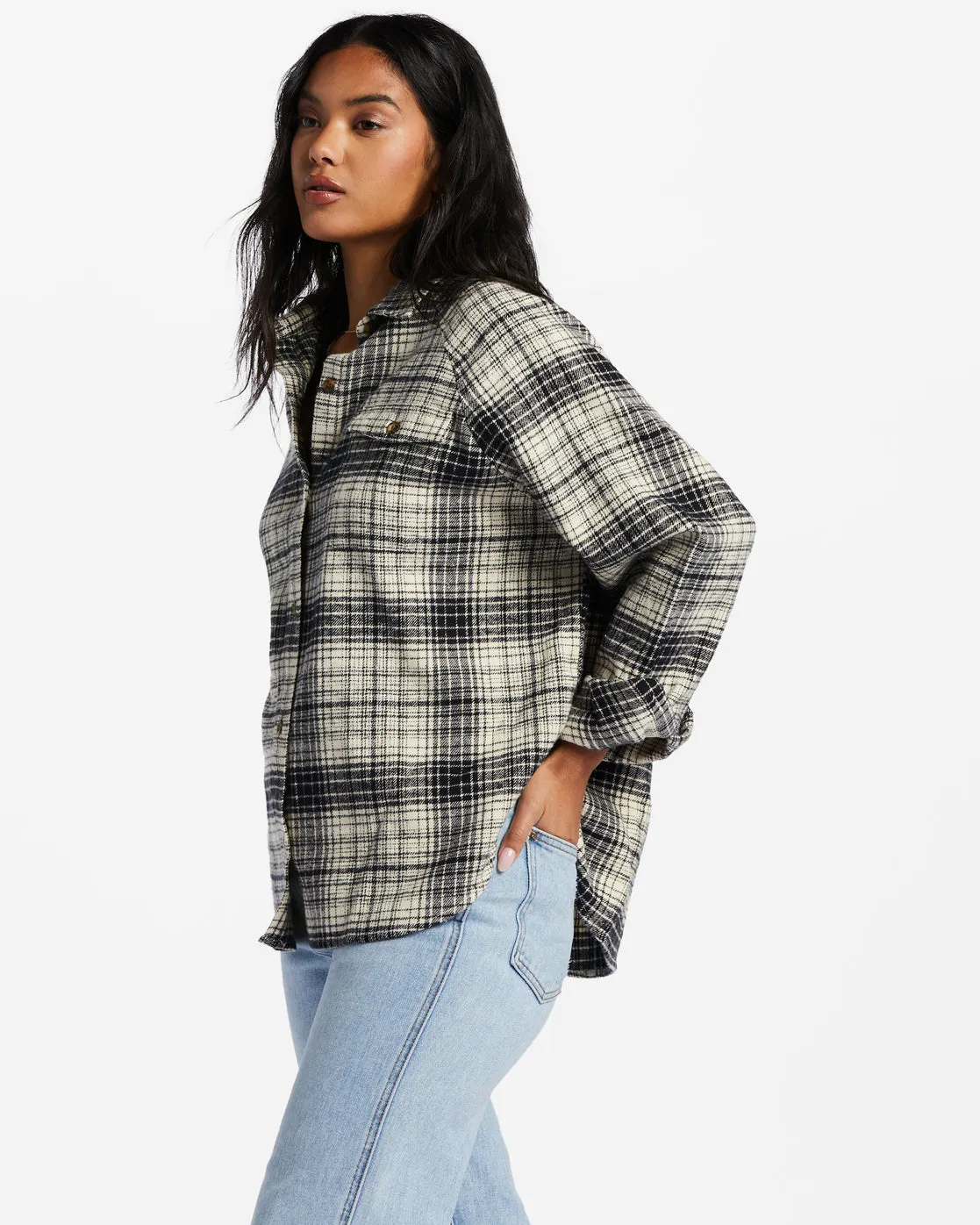 Best Time Long Sleeve Shirt - Antique White sold by Billabong product image thumbnail 4