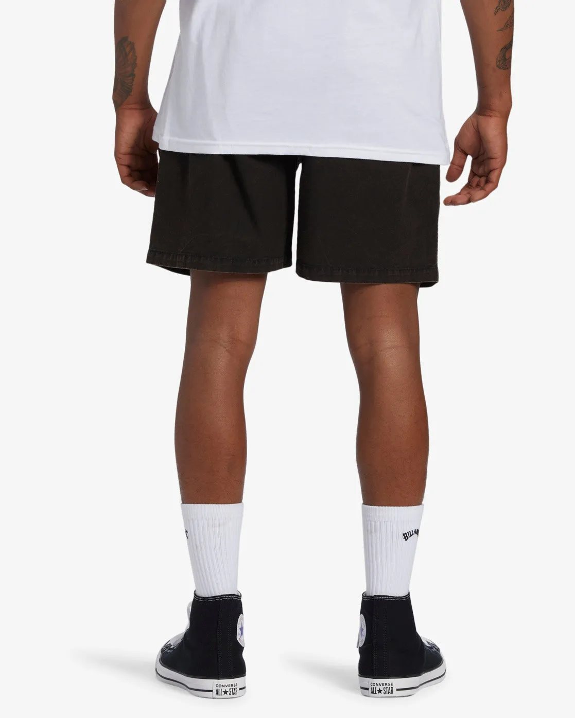 Mario Stretch 17" Elastic Waist Shorts - Black sold by Billabong product image thumbnail 3