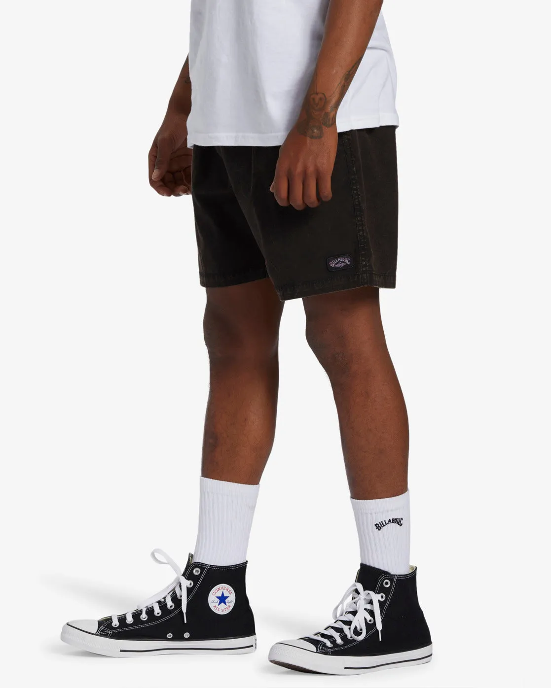 Mario Stretch 17" Elastic Waist Shorts - Black sold by Billabong product image thumbnail 2