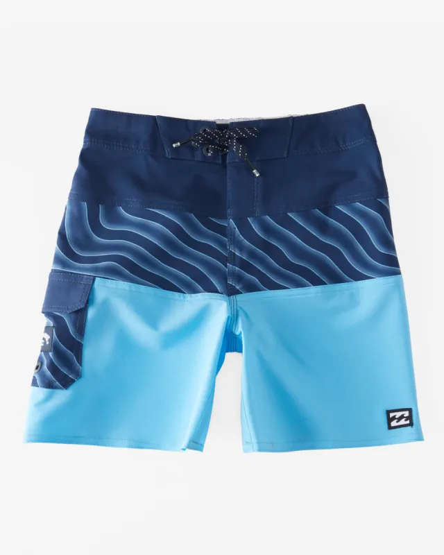 Boys 2-7 Tribong Pro 13" Boardshorts - Coastal Blue sold by Billabong