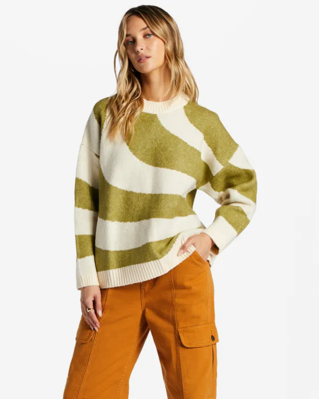 Wave Rider Jumper - Green Eyes sold by Billabong