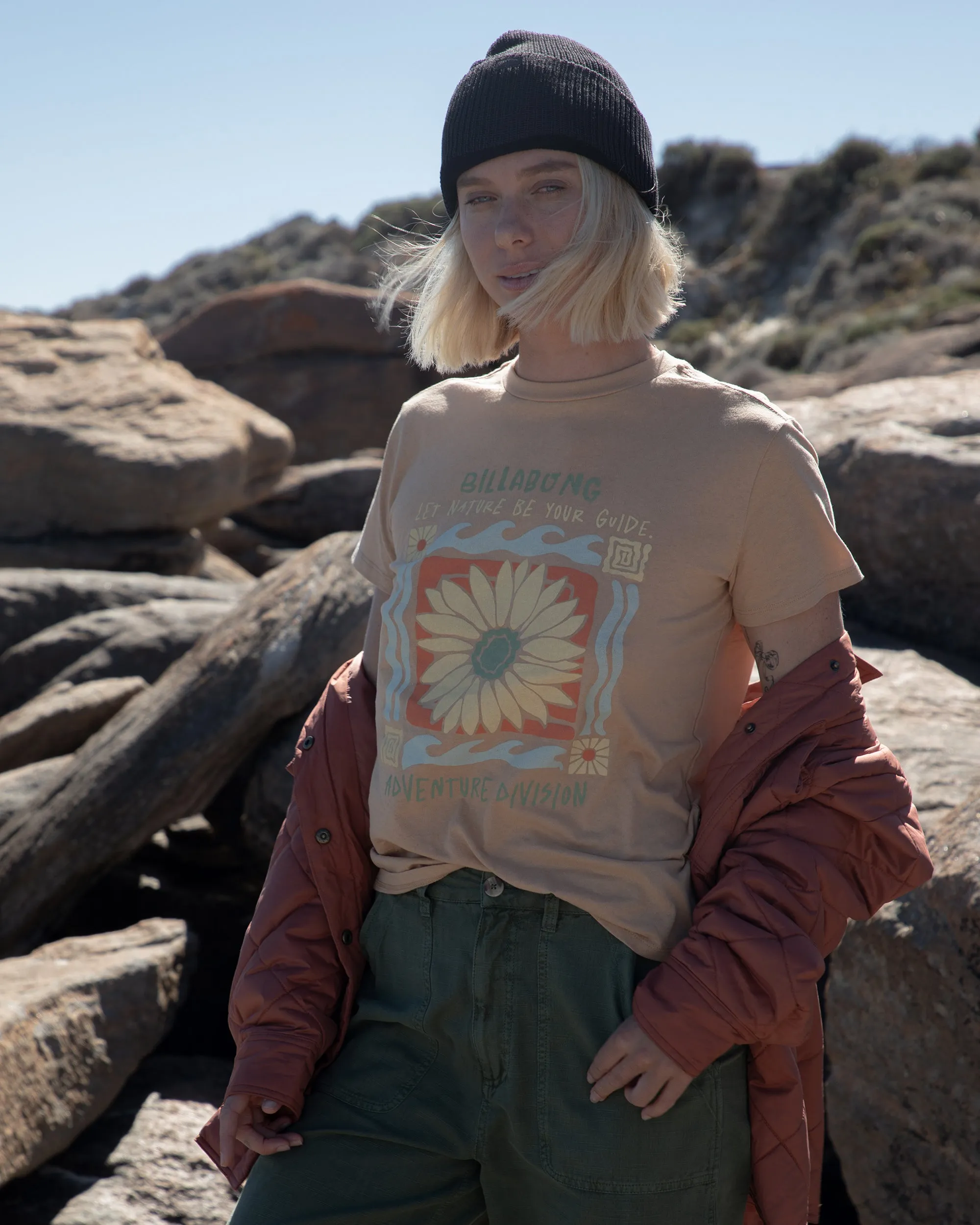 A/Div T-Shirt - Wet Sand sold by Billabong